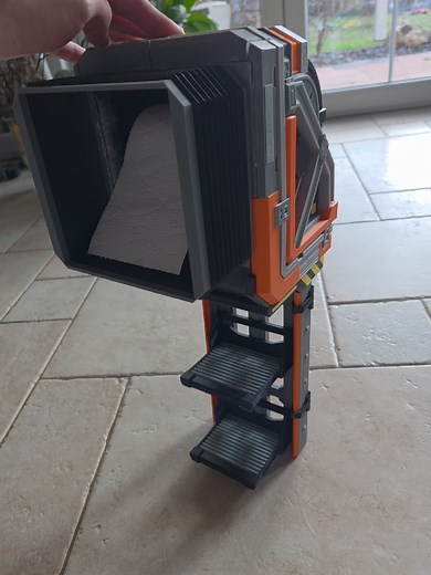 Satisfactory Conveyor Lift Toilet Paper Holder Design