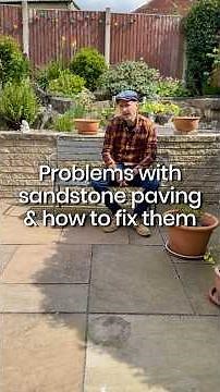 Sandstone paving problems & solutions