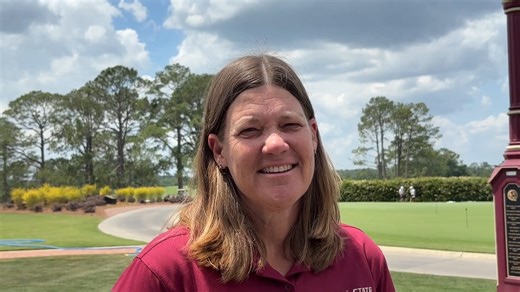 Watch: FSU women's golf head coach Amy Bond talks earning NCAA Regional No. 1 seed