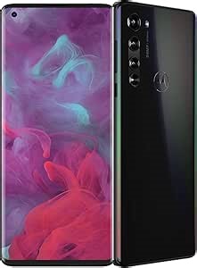 Motorola Edge | Unlocked | Made for US 6GB + 256GB | 64MP Camera | 2020 | Solar Black