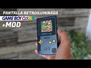 Game boy Color Retroiluminada + MOD!