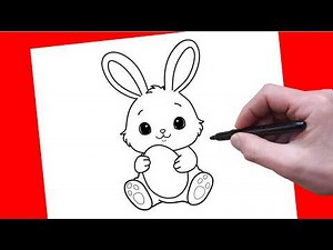 How to Draw a Cute Easter Bunny | Step-by-Step Drawing Tutorial