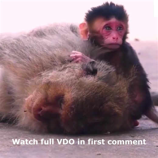 The story of baby Martin: how Malida adopted and raised him as her own. Check full VDO in first comment | Cute monkey family