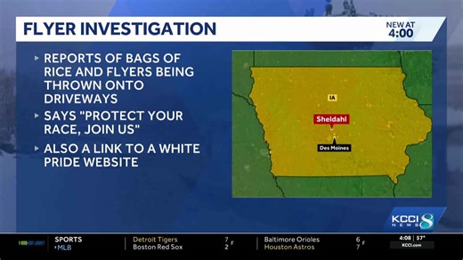 Story County investigates white pride flyers left in Sheldahl yards