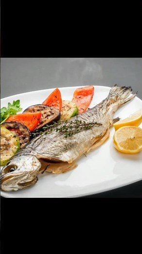 Pan Fried Sea Bass with Lemon Garlic Sauce 🍋🧄
