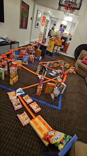 14K views · 49 reactions | We made this track from all General Mills products. So fun! #hotwheels | Davids TV | Facebook