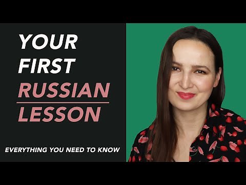 1ST OF JANUARY 2025 - YOUR FIRST RUSSIAN LANGUAGE LESSON | DAY #1 OUT OF 365