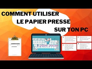 le PRESSE PAPIER c'est QUOI et COMMENT l'utiliser sur PC/copier et sauvegarder des texte longtemps.