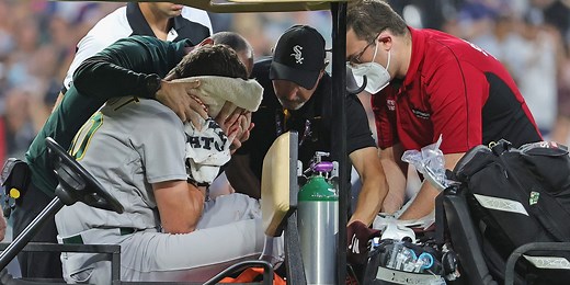 Bassitt out of hospital after liner strikes face