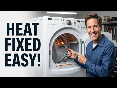 MAYTAG GAS DRYER NOT HEATING - EASY DIY FIX