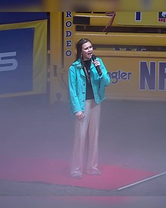 12 year old Presley Seal sang the National Anthem at her hometown rodeo in Caldwell, ID and won a spot to sing at the Wrangler National Finals Rodeo. In Round 4, she kicked off the Superbowl of Rodeo in style with her rendition of the Star Spangled Banner. #wrangler #WNFR #longlivecowgirls | Wrangler Western