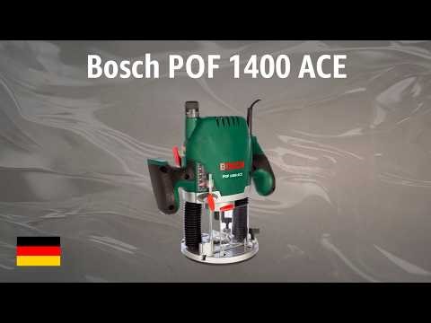 Bosch POF 1400 ACE router | TEST | German
