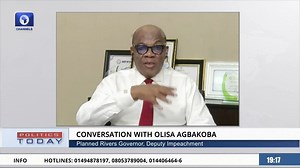 What is going on in Rivers is a clear indication that our political class has no interest in Nigerians, says Olisa Agbakoba, Senior Advocate Of Nigeria/Former NBA President These are the issues that make Nigerians breed absolutely with suffering and poverty, he added #PoliticsToday | Channels Television