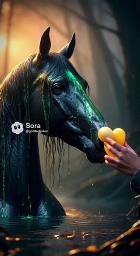 Restoring a Legendary Water Horse: The Kelpie Rescue 🌊🐎 #SoraAI