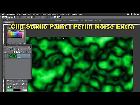 How To Use Perlin Noise In Clip Studio Paint Tutorial