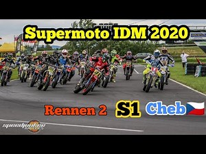 SUPERMOTO IDM 2020 Cheb (CZE) S1 RACE 2