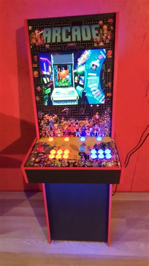 Ready To Ship Pixel Edition 2 Player Arcade Machine | 19,100 Games | Batocera #arcadecabinets