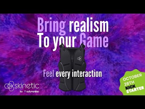 Skinetic on Kickstarter: First HD haptic vest for VR and Gaming