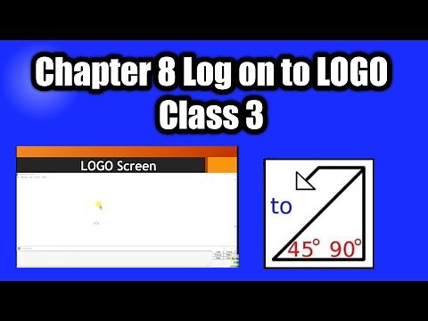 Chapter 8 Log on to LOGO Class 3