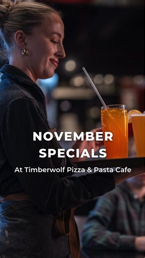 Timberwolf Pizza & Pasta Café’s latest specials are here — inspired, flavourful, and made for sharing. 🍕 🍝 | Lake Louise Inn Eats