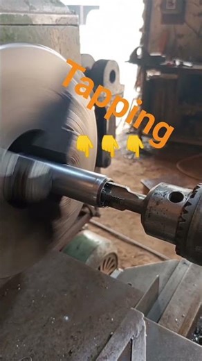 Lathe Tapping Attachment #shorts #tappingmachine #lathe #thetechnicalsardar