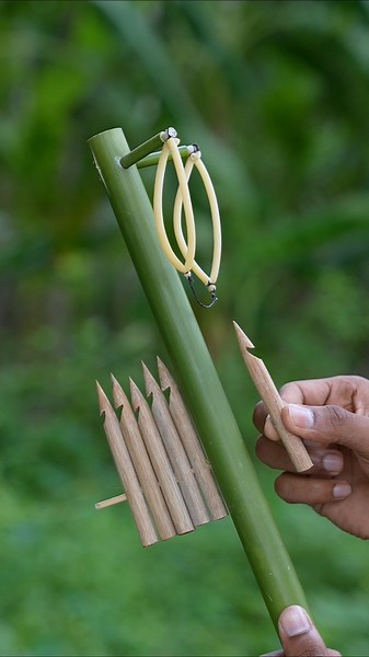 Creative Bamboo and Pen using toys #Bamboo #Craft #Diy #Toys