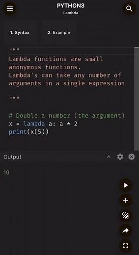 Lambda function in python #python #coding #codewithme #codingbat #programming