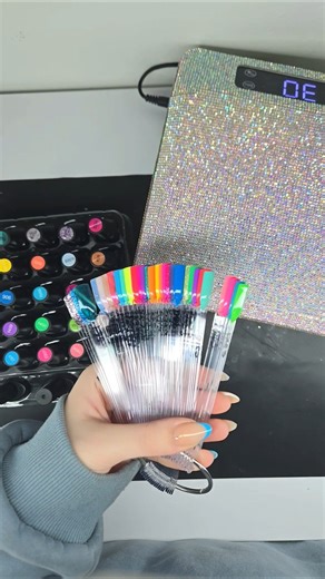 Make some nail swatches with me! #nailtech #newproduct #fypage #nailpolish #fyp #viral #trending