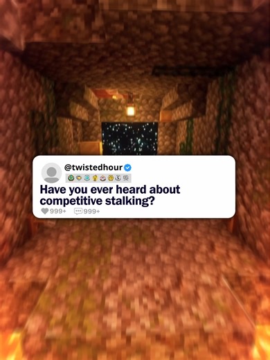 Have you ever heard about competitive stalking#minecraftparkour #horrortok #horrorstory #paranormal #twistedhour #nosleep #scary