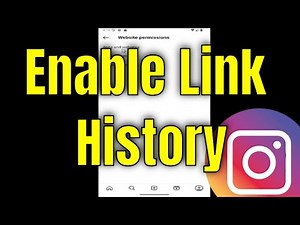 How to Enable Link History on Instagram [Guide]