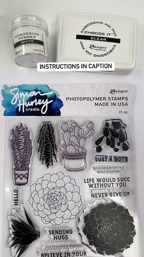 Perfect Pearls Palette: Radiant Succulent Card ✨🌵 @patti_behan returns with another use for your Perfect Pearls Palette! Immerse yourself in the process as she crafts this stunning, iridescent succulent card—a heartfelt way to show someone you truly care.Curious about craftingyour own Perfect Pearls Palette? 🎨 If you didn't catch itearlier, don't worry! Reach out and we'll happily provide you with the link.Let's add a touch of luminosity to your artistry! 💌✨ Supplies:🔹Ranger Perfect Pearls: 