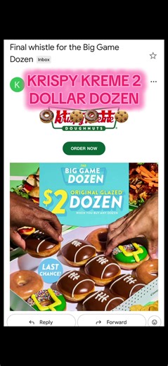 Exclusive $2 Original Glazed Dozen with Any Purchase