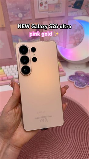 NEW Samsung Galaxy S26 Ultra unboxing ✨ pink gold