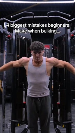 4 biggest mistakes beginners make when bulking 💯 #motivation #gym #fitness #bulk #shorts #foryou