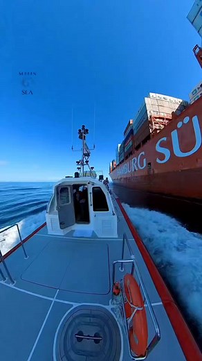74K views · 1.9K reactions | Pilot boarding a ship Sea screen | Sea screen | Facebook