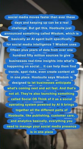 Hootsuite's AI: Wisdom & Social OS Explained