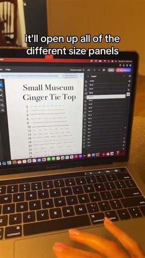 Sewing pattern hack! #sewingforbeginners #sewingpatterns #sewinghacks #sewingtips