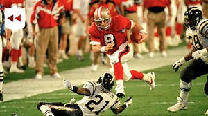 Steve Young's signature scrambles | NFL Throwback