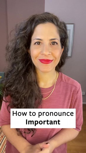 How to pronounce IMPORTANT #pronunciation #englishteacher #spokenengli...