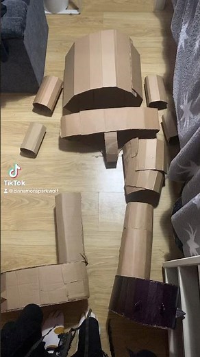 Monty cardboard cosplay p2 #fypシ #cosplay #costume #fnaf #fnafsecuritybreach #fypシ #viral #diy