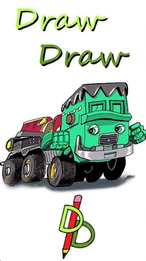 How to Draw Bolts Frankenstein (#shorts)