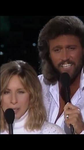 Barry Gibb & Barbra Streisand What Kind of Fool Live #shorts
