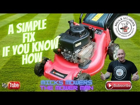 Sovereign Lawnmower Needs A Simple Fix #sovereign #simplefix