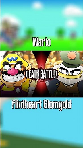 DEATH BATTLE Thumbnails: Wario vs Flintheart Glomgold