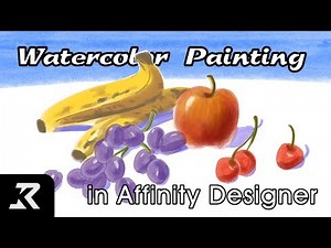 [Timelapse] Watercolor Speed Painting in Affinity Designer