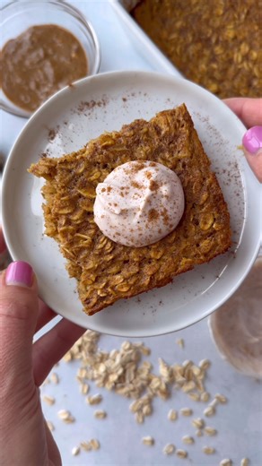 Use up that leftover can of pumpkin and make this delicious baked oatmeal recipe! 1/2 cup pumpkin purée 1 1/2 cups milk of choice 1 egg 1/4 cup maple syrup 1 1/2 cups rolled oats 1 teaspoon baking powder 1 teaspoon pumpkin pie spice 1/2 teaspoon salt Instructions Preheat oven to 350°F. Spray an 8×8 baking dish with nonstick spray. In the baking dish, whisk together the pumpkin purée, milk, maple syrup, and egg. Add the rolled oats, baking powder, pumpkin pie spice, and salt. Stir to combine. Bak