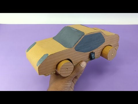 DIY Cardboard Car 🚗 | How to Make a Moving Car at Home