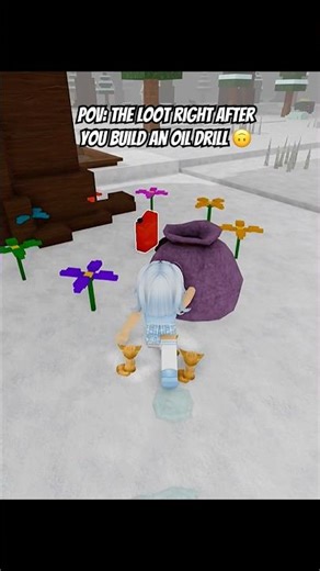 🙃🎀 POV: The Loot Right After You Build An Oil Drill 🙃🎀 99 Nights In The Forest 🎀 Roblox 🍬