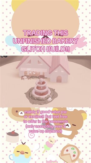 i’m js to lazy to finish it tbh… || #fyp #roblox #adoptme #cute #bakery