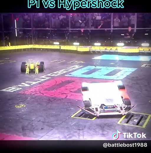P1 vs Hypershock Battle - Intense Robot Wars Fight